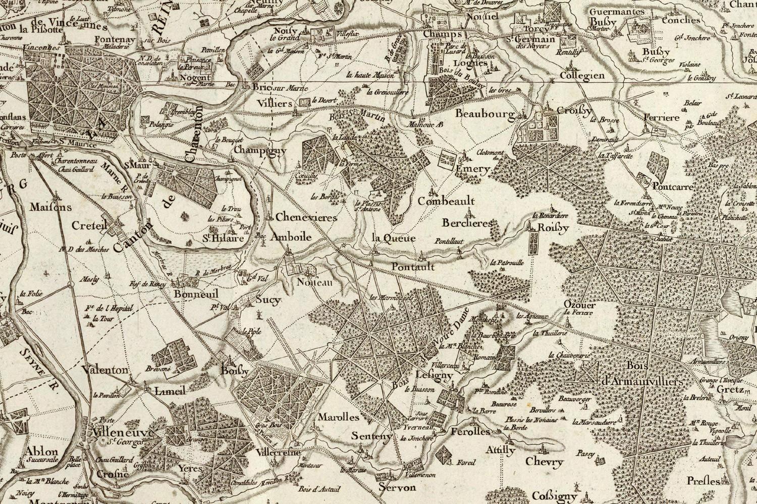 Carte de Cassini, 1780