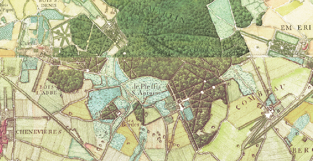 Carte de Delagrive, 1740